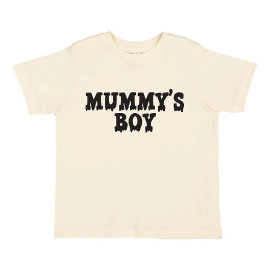 Mummy's Boy Halloween S/S Shirt, Natural