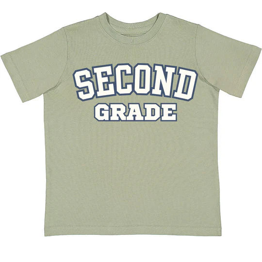 Varsity Second Grade S/S T-Shirt, Sage