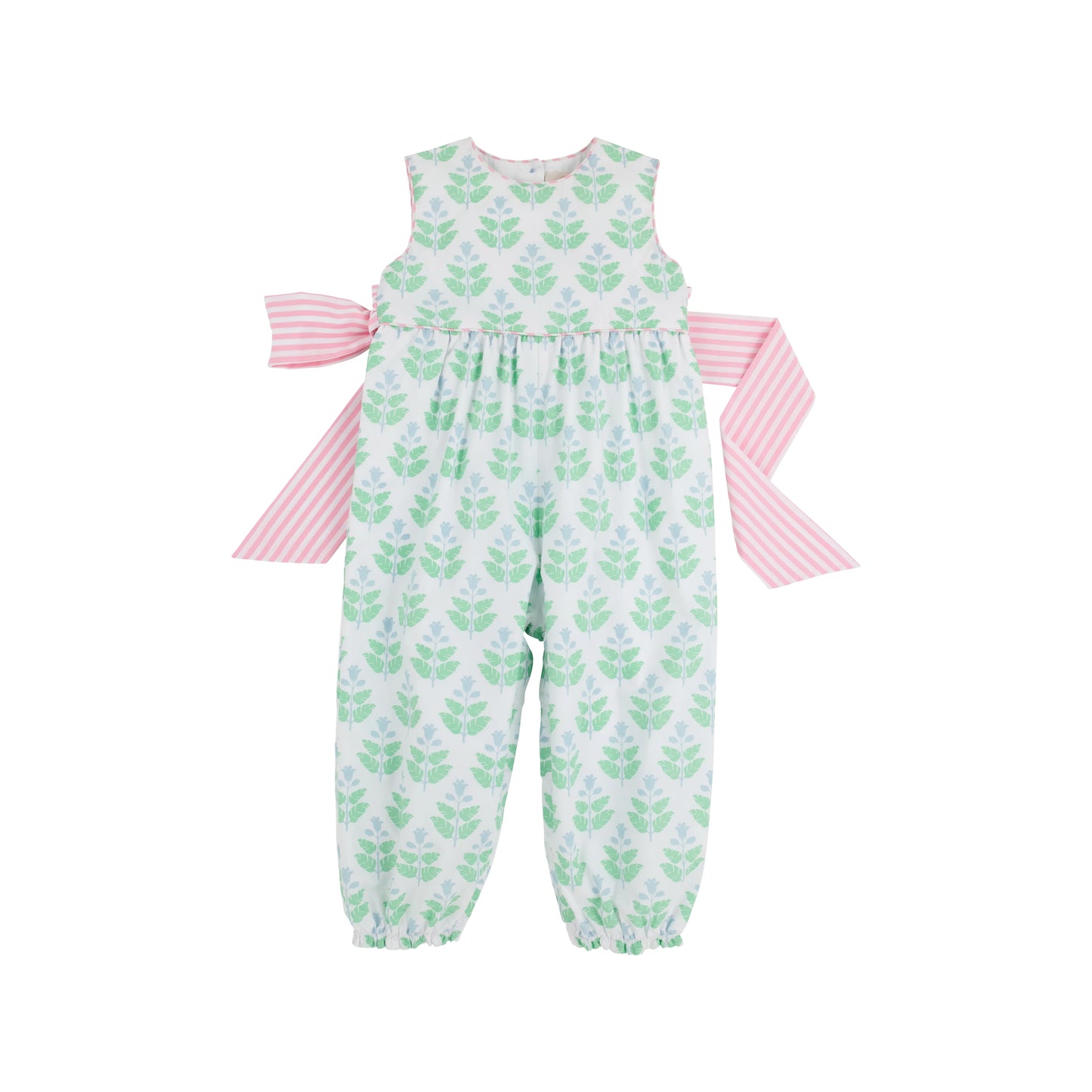 Sleeveless Rebecca Romper, Broadcloth, Hanover Hand Block