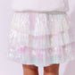 Snow Shimmer Tinsel Party Skirt