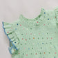 Jaipur Dress, Pastel Green Polka Dot