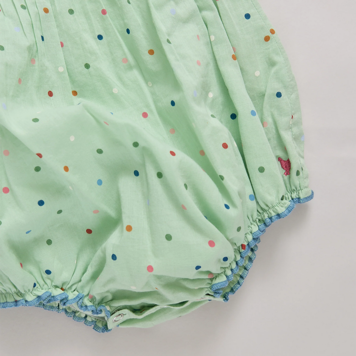 Jaipur Bubble, Pastel Green Polka Dot