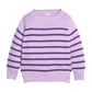 Striped Sweater - Purple
