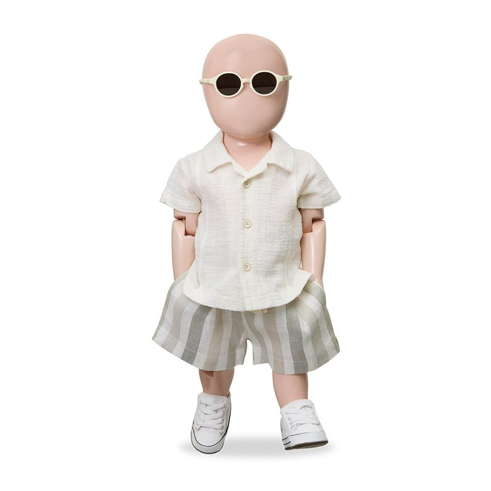 TIMARIU S/S Shirt, Off-White