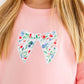 Puff Sleeve Cassidy Comfy Crewneck, Sandpearl Pink