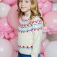 Fairisle Sweater, Cream