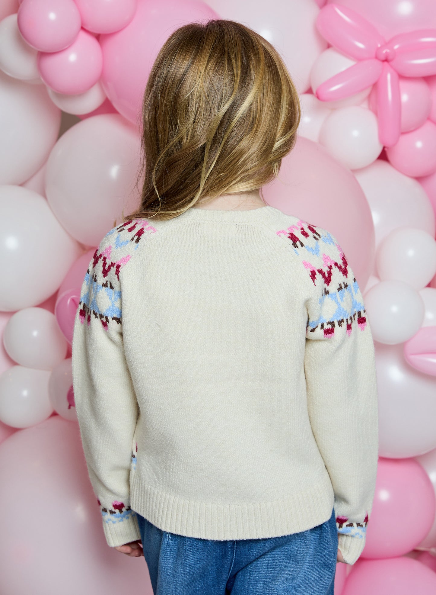 Fairisle Sweater, Cream