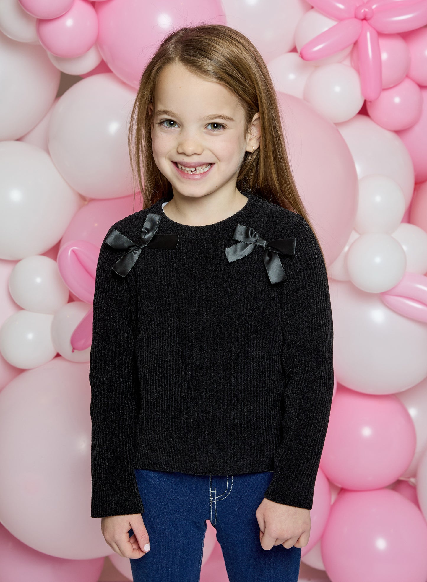 Black Sweater w/Bows