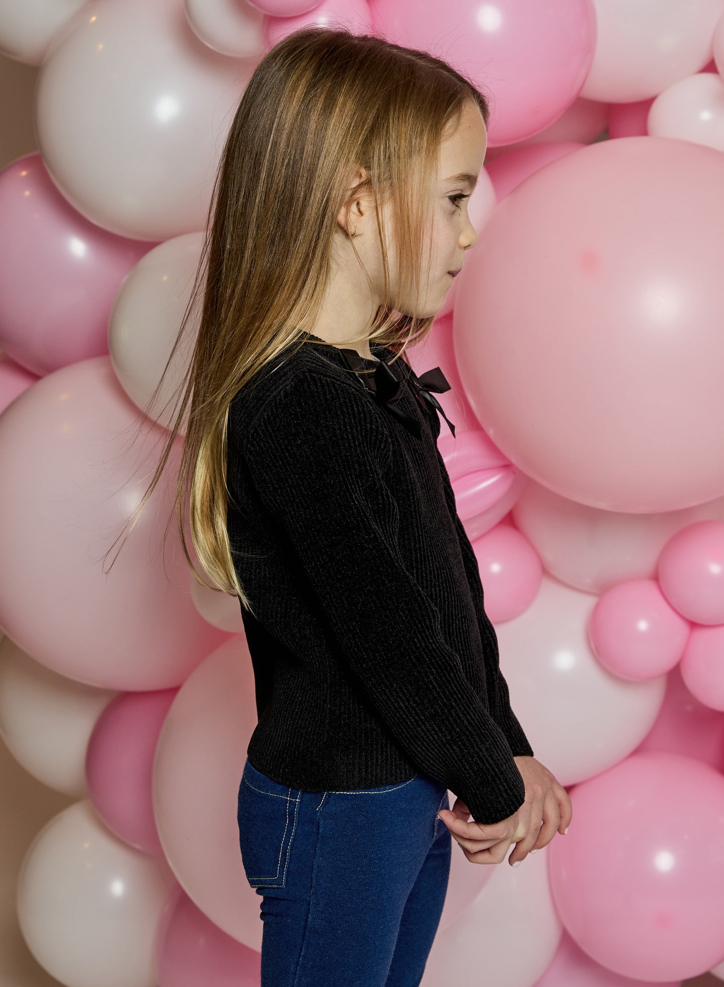 Black Sweater w/Bows
