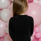 Black Sweater w/Bows
