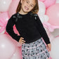 Black Sweater w/Bows