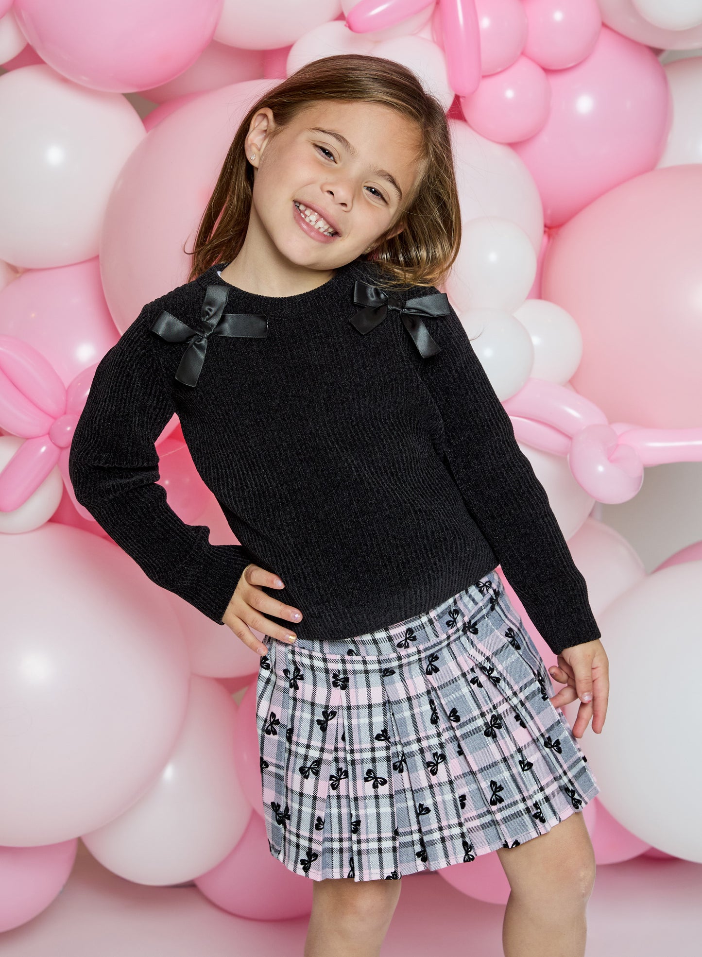 Black Sweater w/Bows