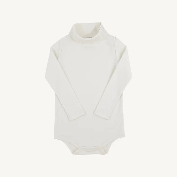 Tatum's Turtleneck Onesie, Palmetto Pearl