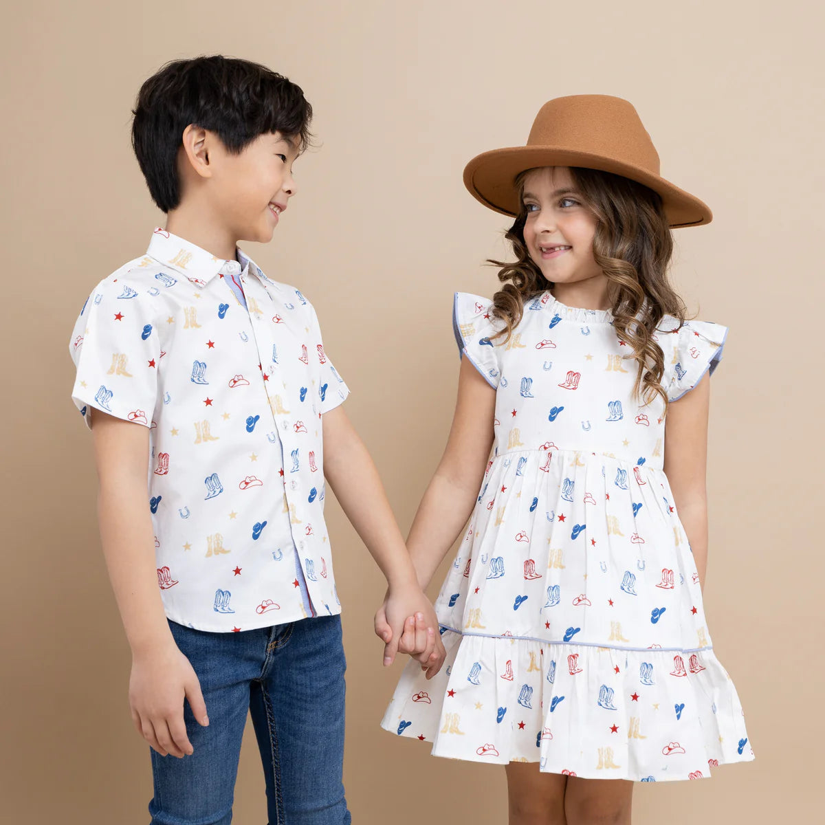 Western Ruffle Dress