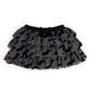 Flocked Bats Halloween Bow Tiered Tutu