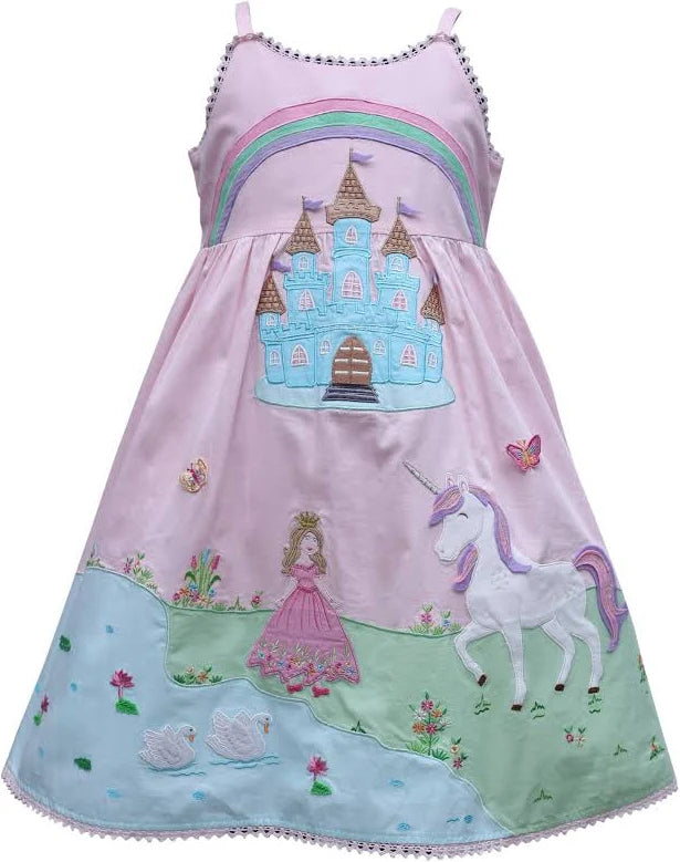 Unicorn Embroidery Dress