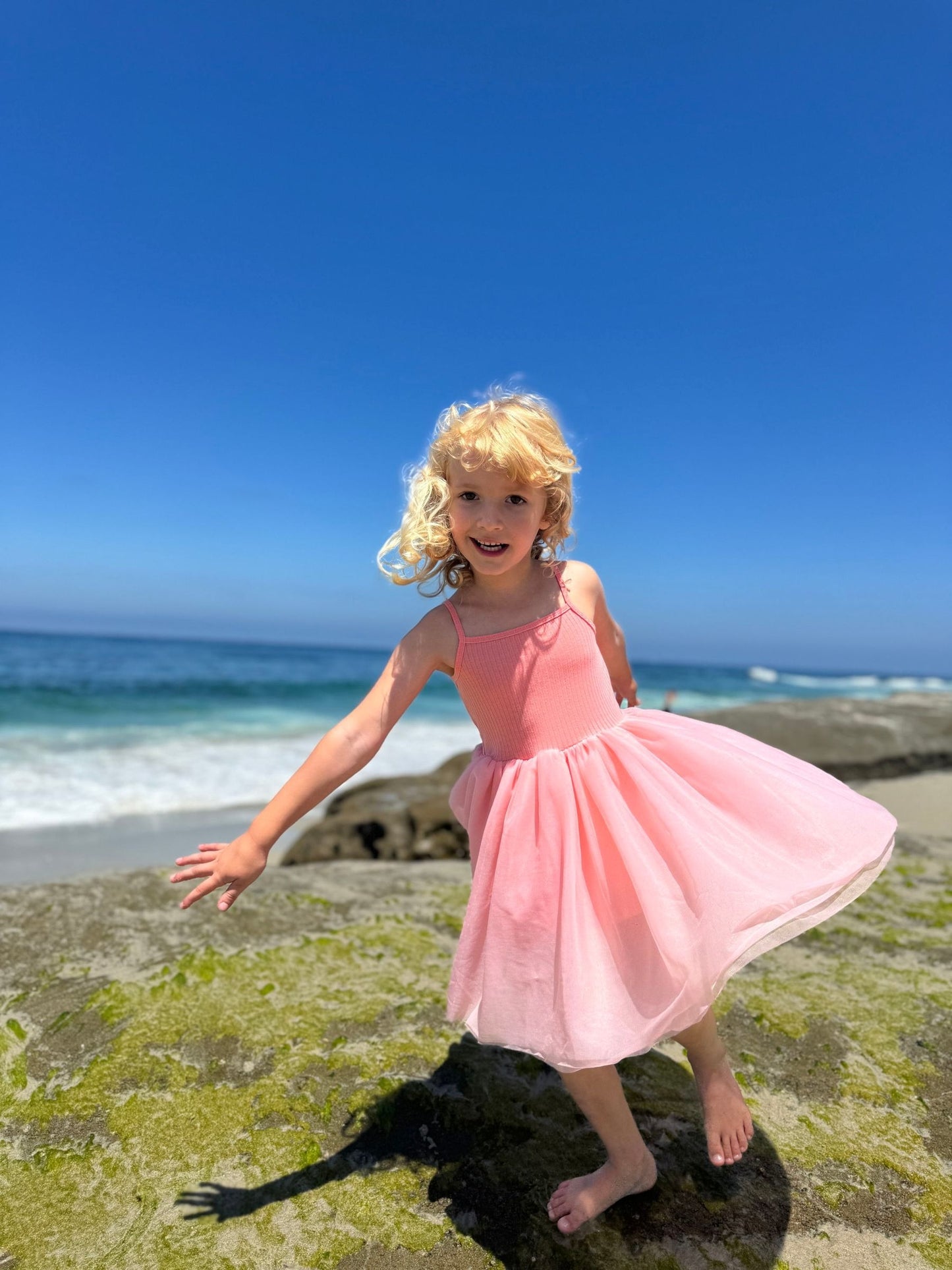 Kaia Tutu Dress, Coral