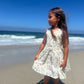 Nina Dress, Blue Meadow Flowers