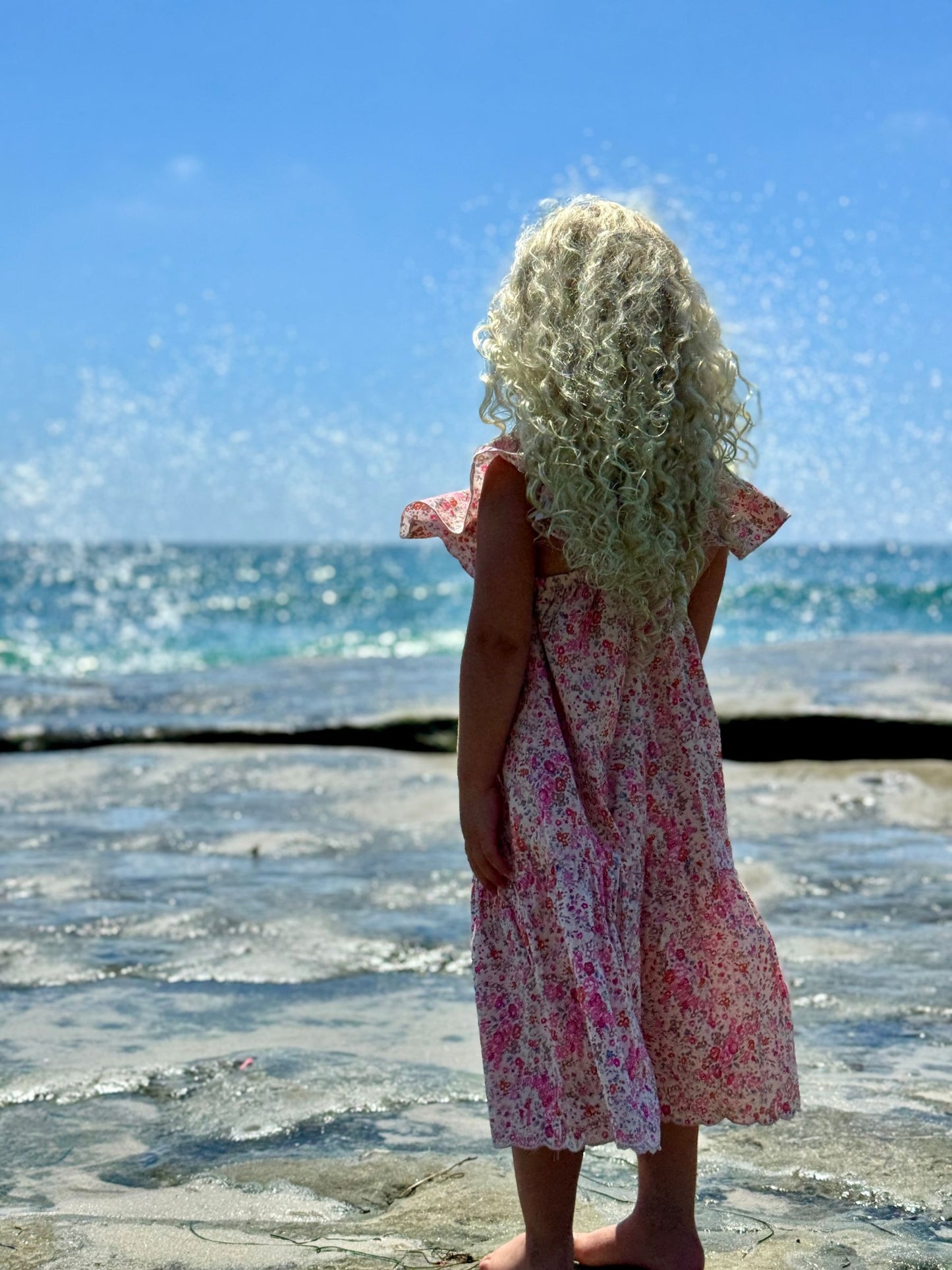 Joplin Dress, Pink Floral