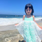 Marin Reversible Dress, Aqua