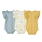 Wren Flutter Sleeve Onesie, Floral
