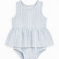 Onesie Dress, Blue Stripe