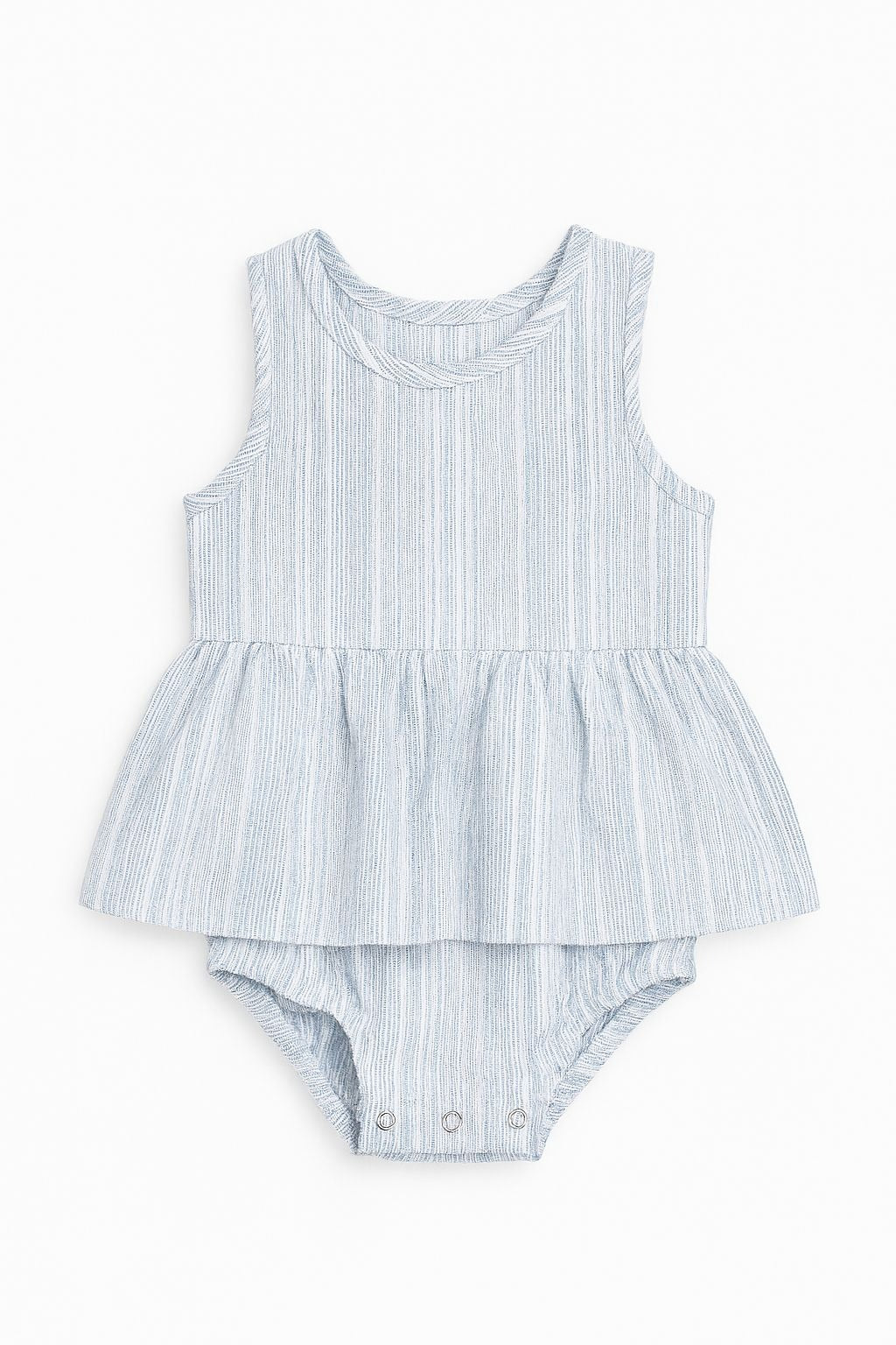Onesie Dress, Blue Stripe