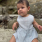 Onesie Dress, Blue Stripe