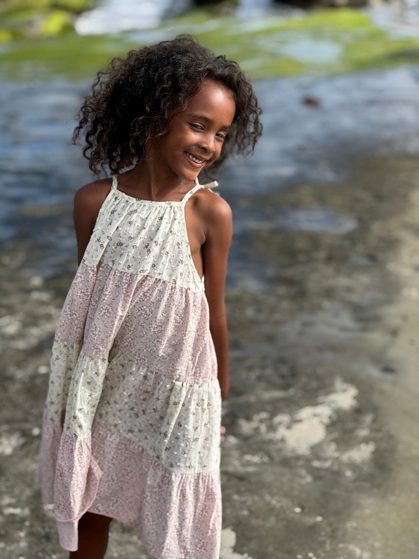 Kit Dress, Pink Mixed Floral