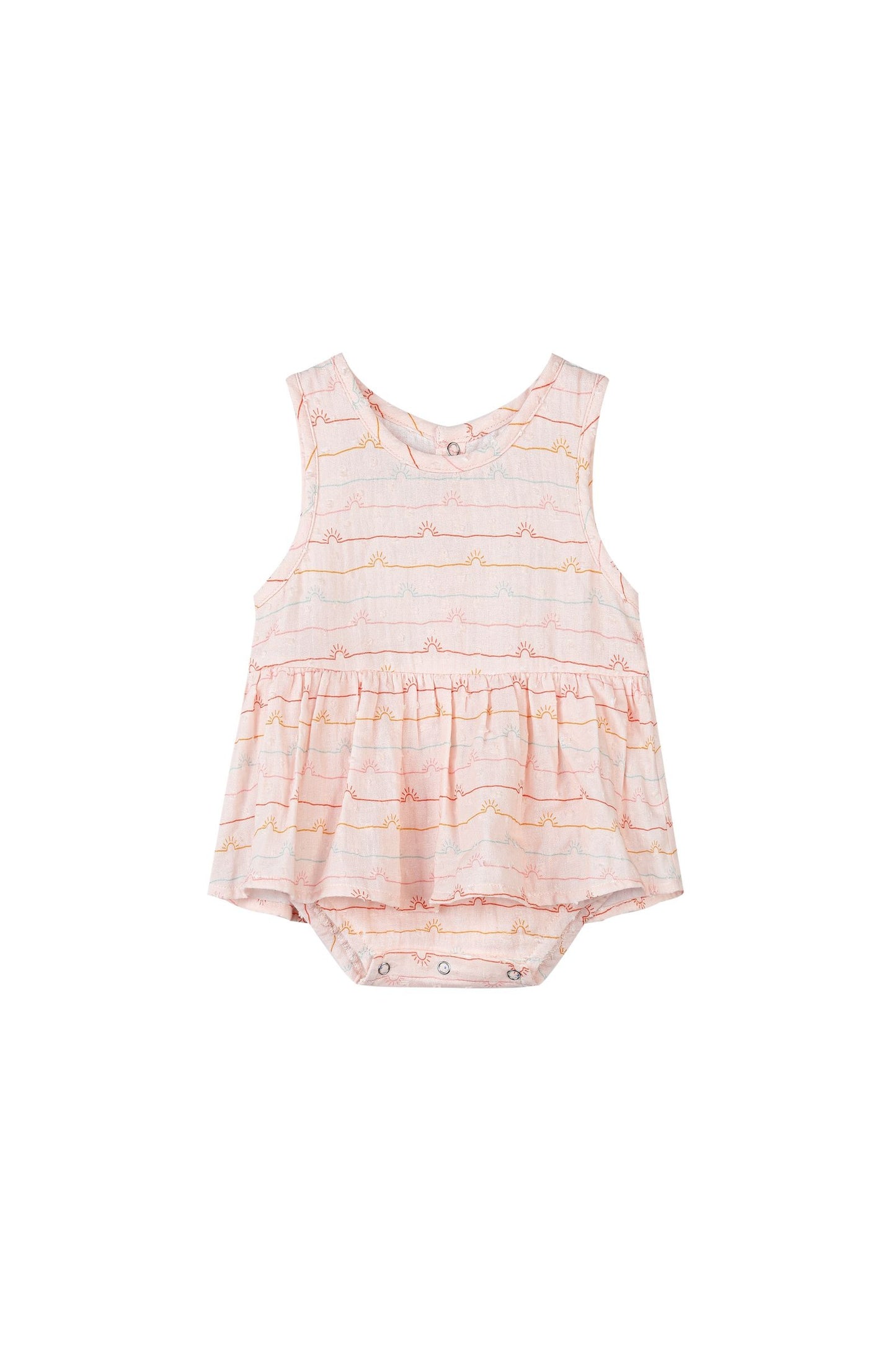 Nellie Onesie Dress, Sunset