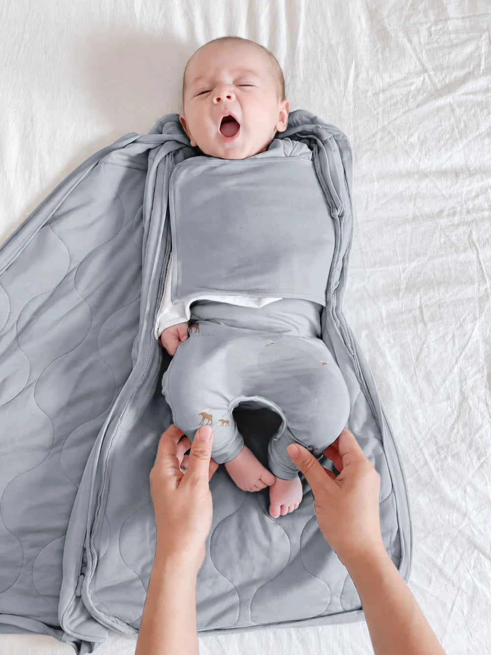 Swaddle Sleep Sack, Moose, 1.0 Tog
