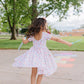 Classic Twirl Dress in Butterfly Rainbow