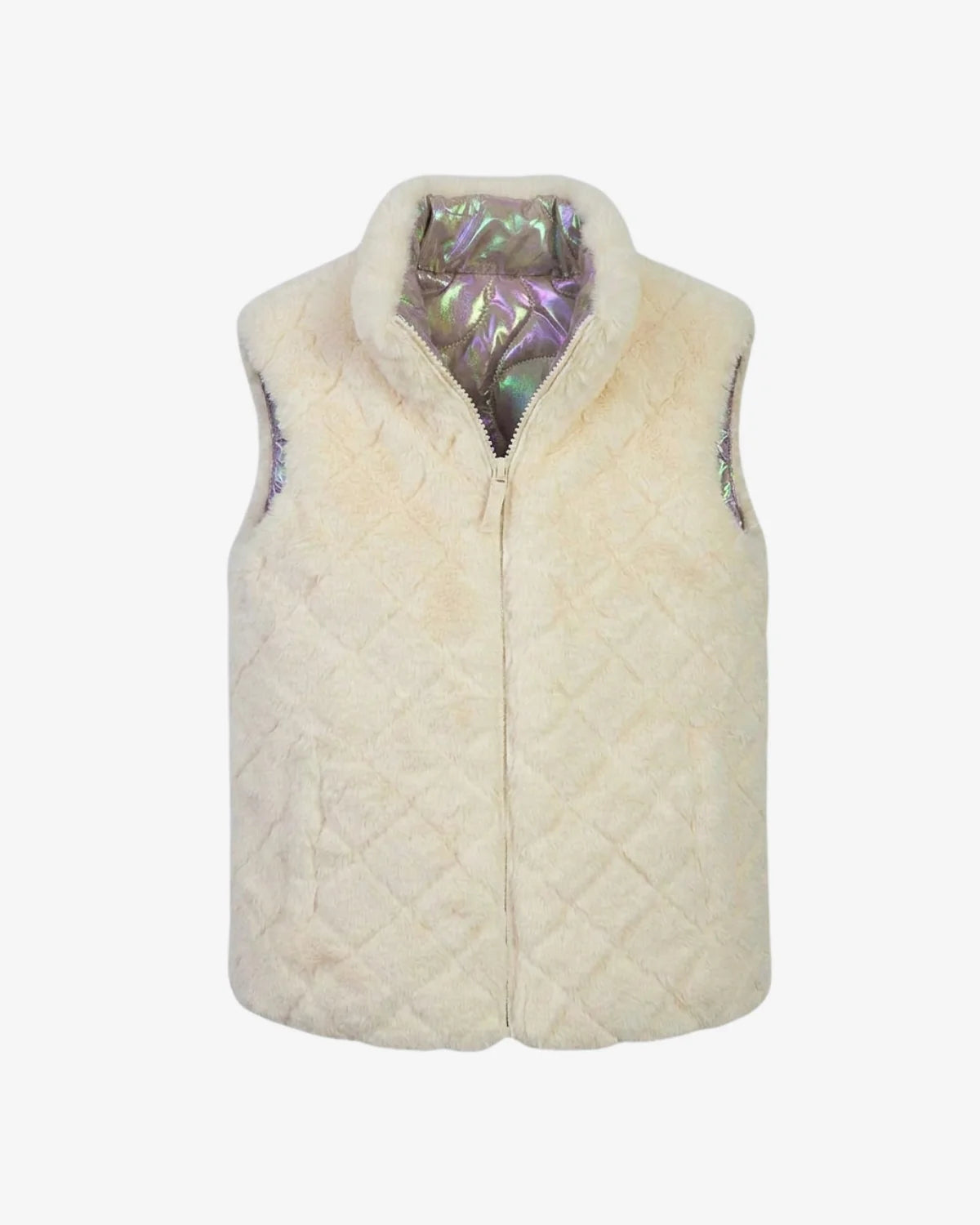 Reversible Vest, Rose Gold