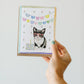 Birthday Cat Greeting Card