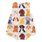Noah Jumper, Light Blue Watercolor Dogs