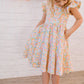 Olivia Dress in Primary Rainbow