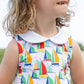 Sailboat Print Twirl Dress