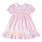 Stripe Knit Dress w/Flowers, Hens and Chicks