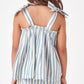 Casey Top, Blue Stripe