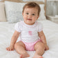 Darling Cowboy Boot Ruffle Diaper Cover Set, Pink