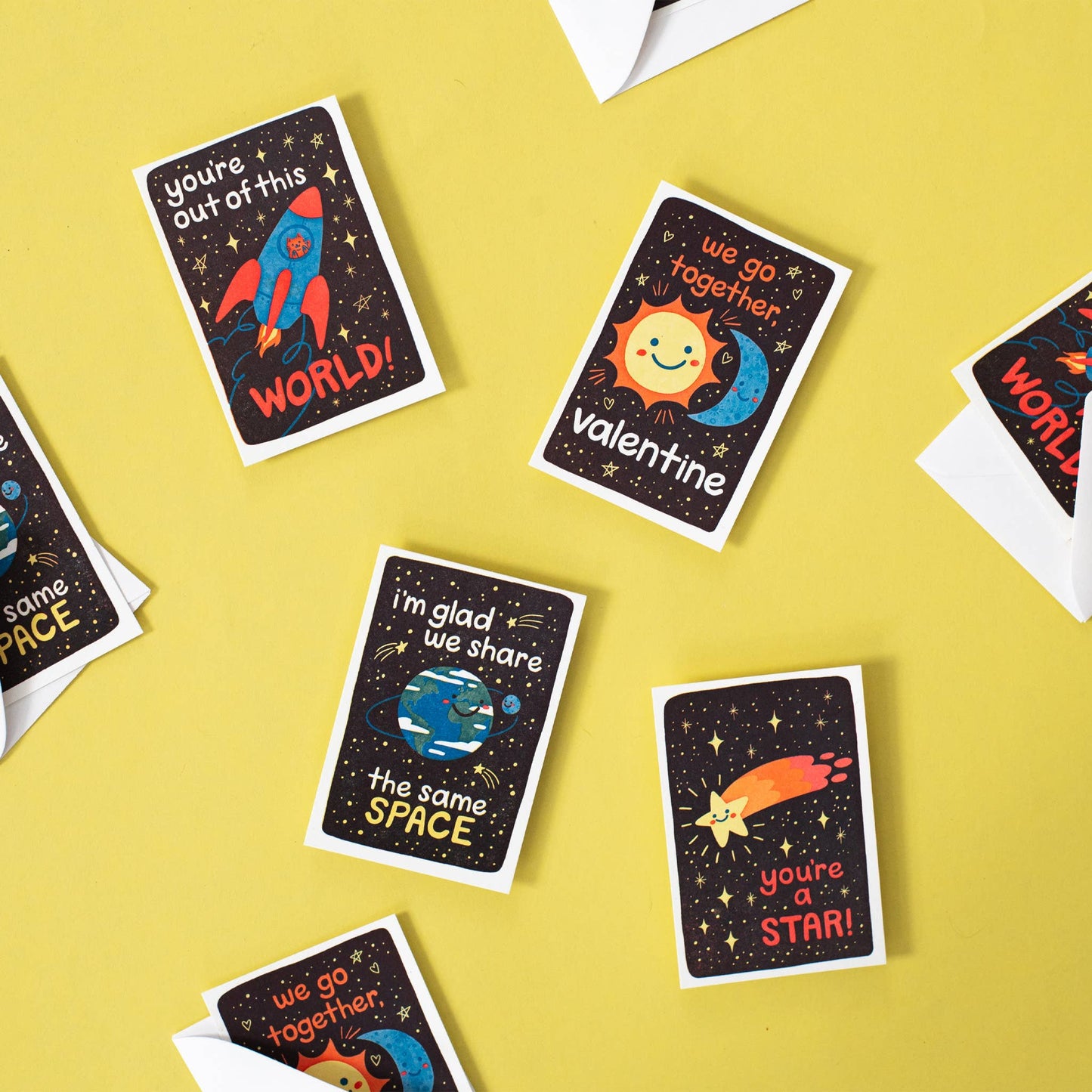 Mini Outer Space Valentines Boxed Set
