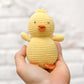 Crochet Charly Chick Rattle Toy