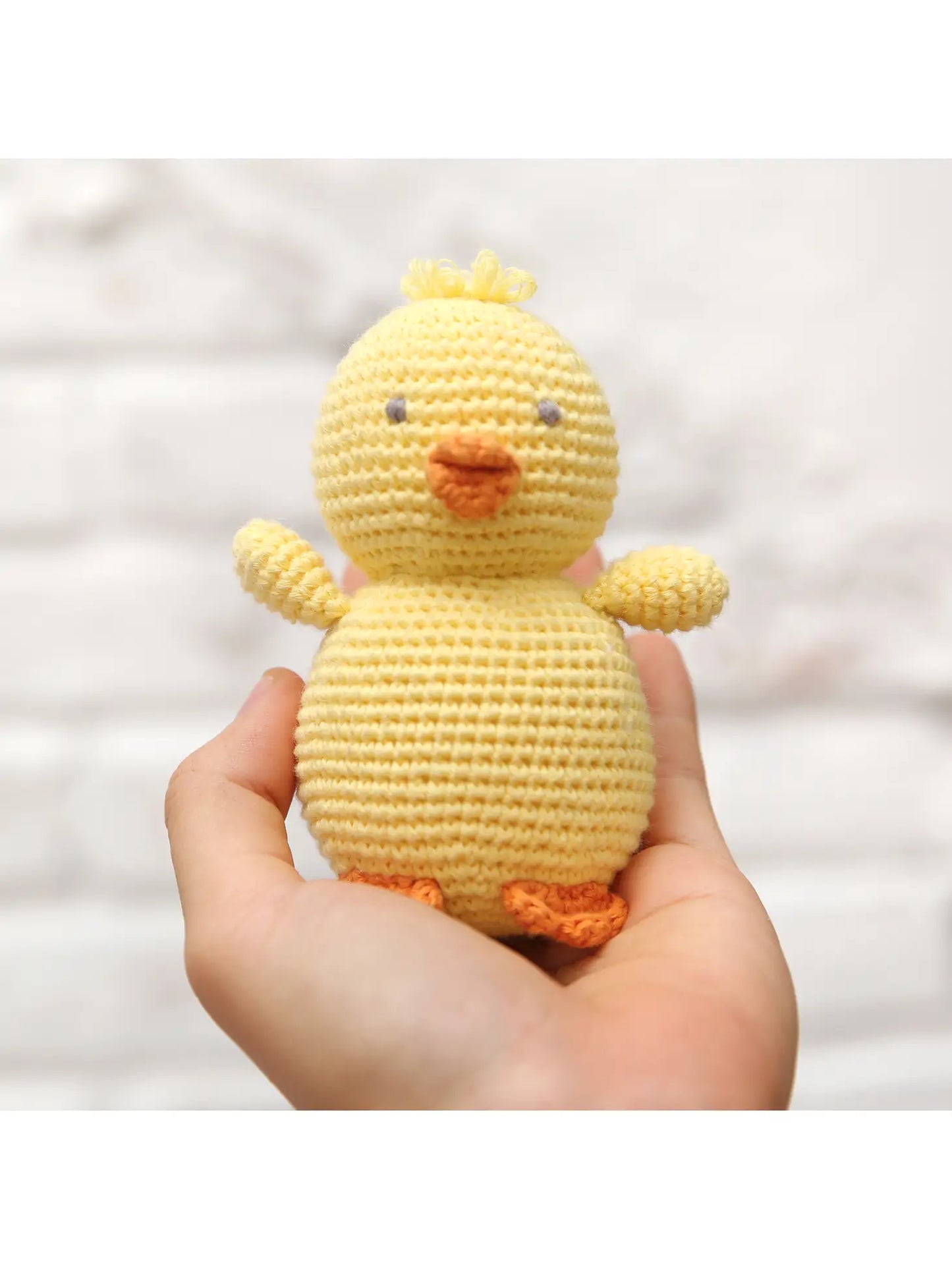 Crochet Charly Chick Rattle Toy