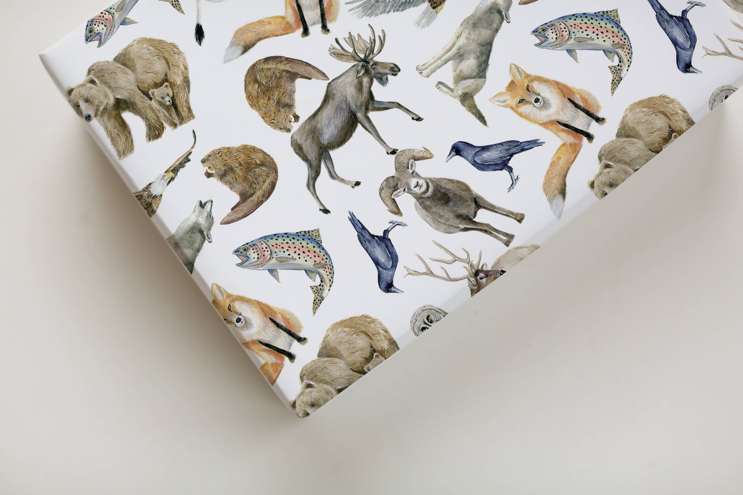 Mountain Animals Gift Wrap Roll