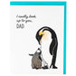 Emperor Penguins Dad Card