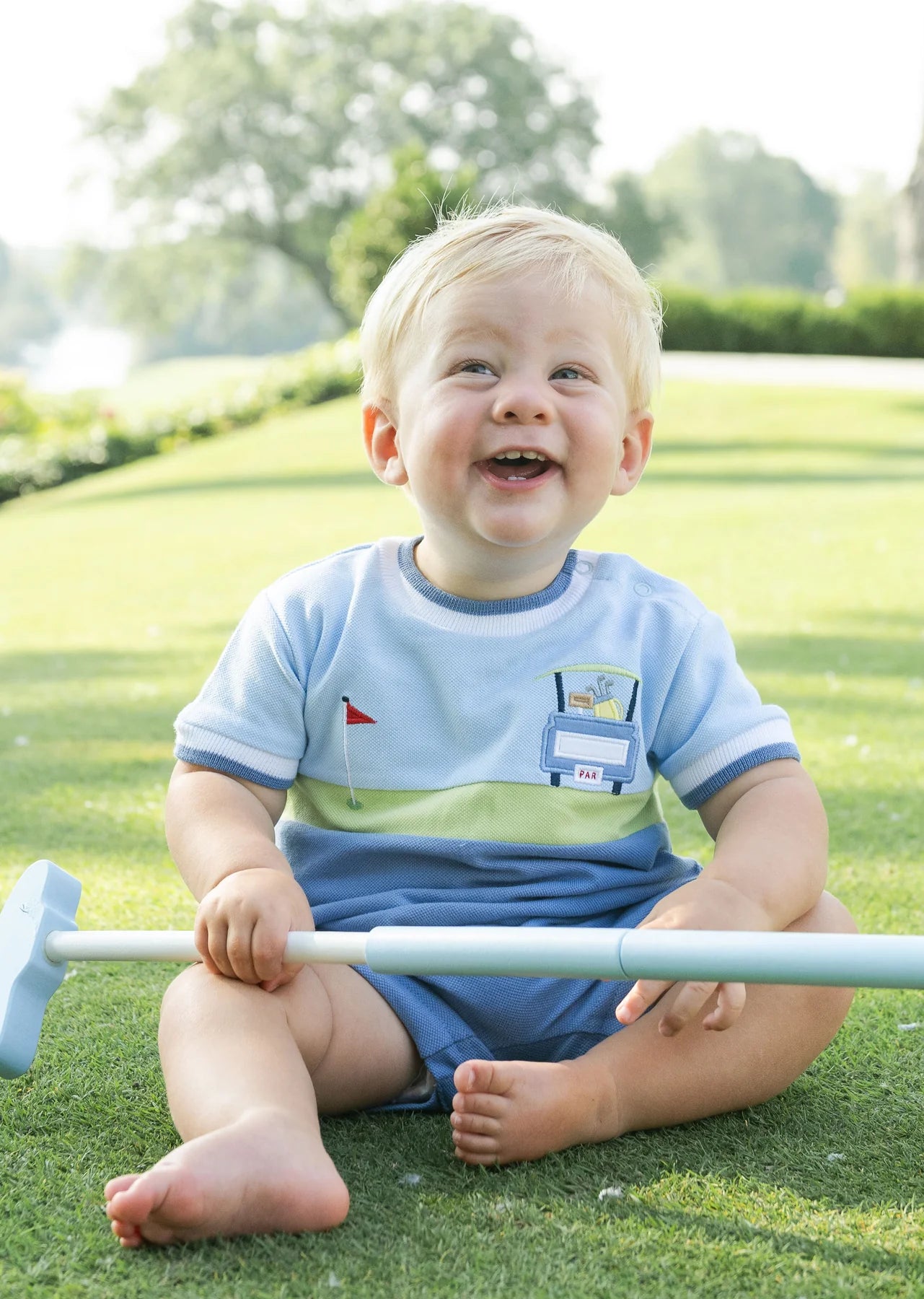 Knit Shortall w/Golf Cart