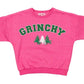 Grinchy Sweatshirt, Barbie Pink