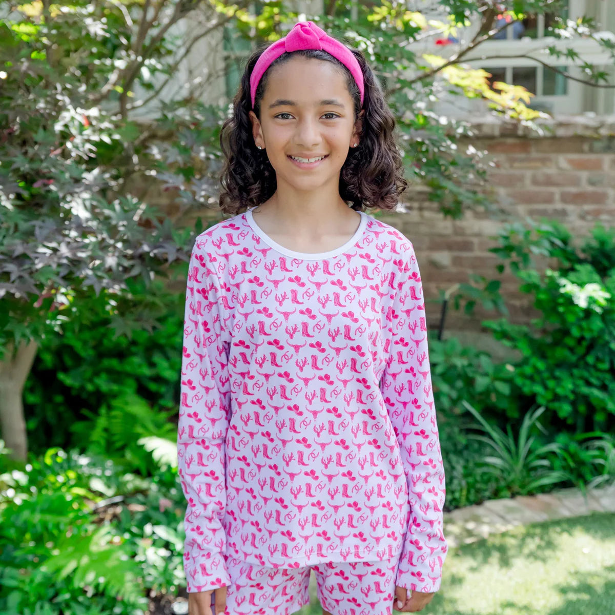 Sophie Shorts Set, Wild West Pink