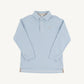 L/S Prim and Proper Polo, Barrington Blue Stripe