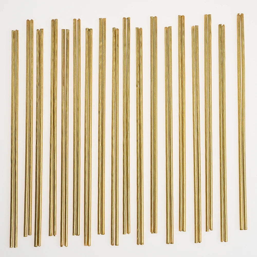 Super Skinny Gold Candles